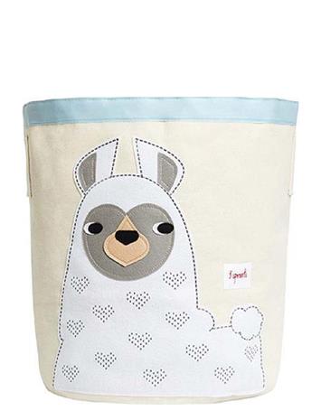 3 Sprouts Storage Container Round Home Kids Decor Storage Storage Baskets Cream 3 Sprouts