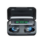 WoW 5C urheilu ja vapaa-aika super-fit TWS bluetooth 5.1 stereokuulokkeet HD mikrofonilla, LED-lataus, USB powerbank, musta
