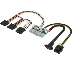 AKASA 200W DC-PC ATX-sovitin, 4-nastainen DIN-liitin