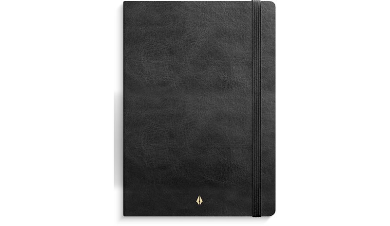 Notebook Deluxe A5 Blank Black Burde – kuva 1/2