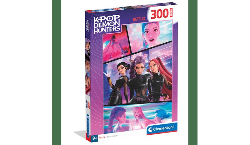 K-Pop Demon Hunters -palapeli, 300 palaa, Clementoni – kuva 1/8