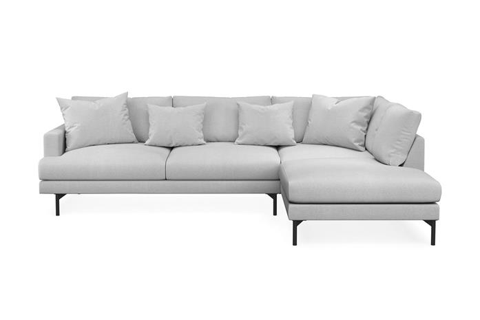 Menard 4-sits Soffa med Schäslong Höger - Vaaleanharmaa