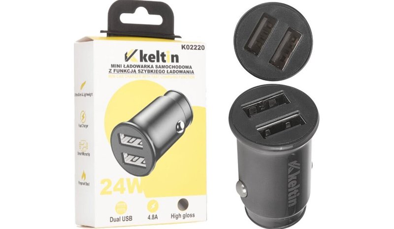 Autolaturi 2x usb 4.8a – kuva 1/1