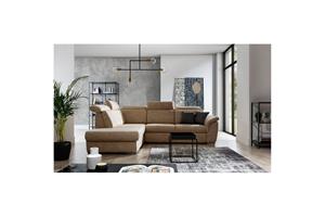Divaani Eltap Loreto 260x210x102 cm - Dora 21, Beige, Vasen