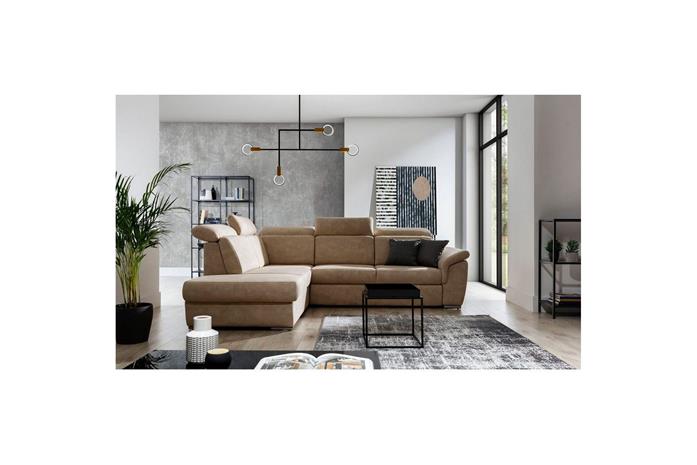 Divaani Eltap Loreto 260x210x102 cm - Dora 21, Beige, Vasen