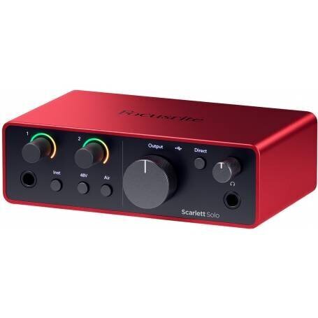 Focusrite Scarlett Solo 4th Gen USB Audio Interface