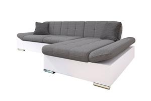 Kintore 3-sits Hörnsoffa Light Grey/White -