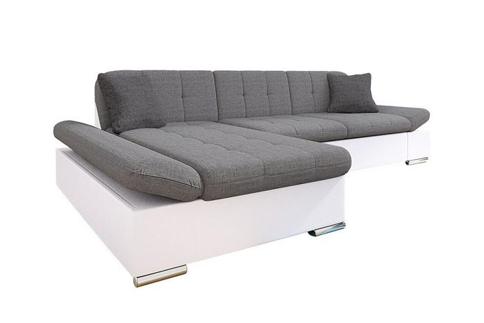 Kintore 3-sits Hörnsoffa Light Grey/White -