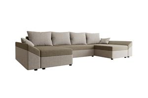 Midfeld 4-sits Hörnbäddsoffa Beige/Light beige -