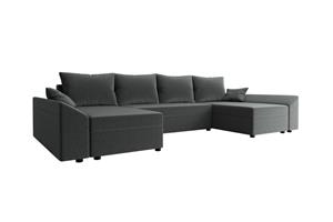 Midfeld 4-sits Hörnbäddsoffa Dark grey -