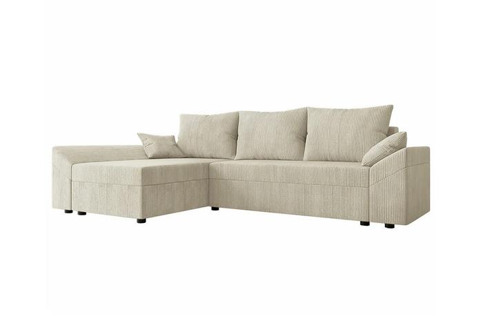 Midfeld 3-sits Hörnbäddsoffa Beige -