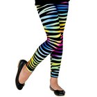 NEON-MONIVÄRINEN ELÄINKUVIOINEN 80-LUVUN LEGGINGSIT