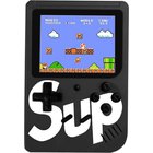 Pelikonsoli Pelikonsoli Riff Retro mini Sup Game (3 LCD), jossa 400 peliä, musta