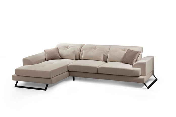 Divaanisohva Janavia Oikea - Beige/Musta