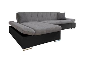 Kintore 3-sits Hörnsoffa Grey/Black -