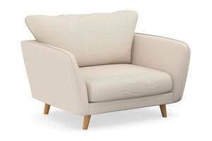 Trend Lyx Nojatuoli - Beige Vakosametti