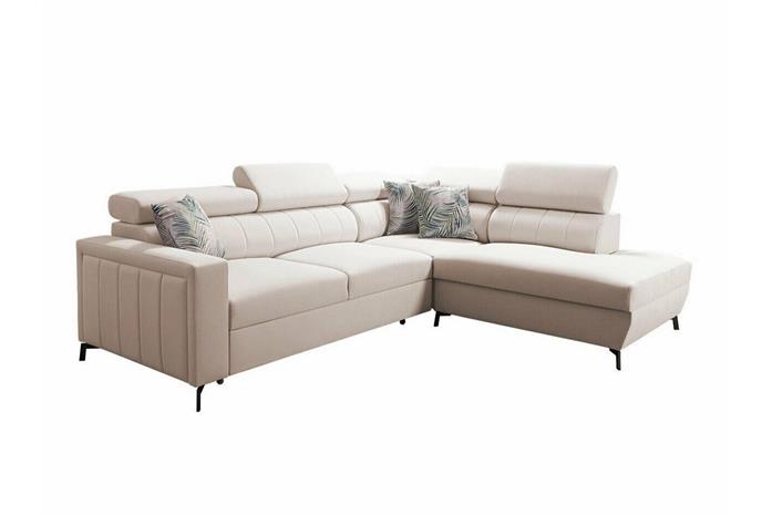 Galbally 3-sits Hörnbäddsoffa beige -