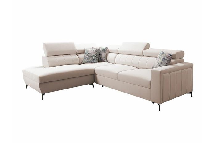 Galbally 3-sits Hörnbäddsoffa beige -