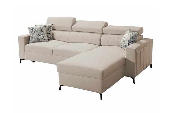 Galbally 3-sits Hörnbäddsoffa beige -
