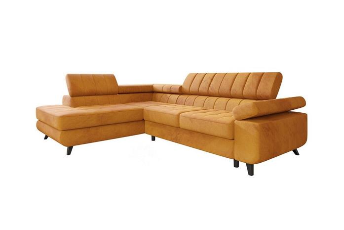Kintore 3-sits Hörnbäddsoffa Yellow -