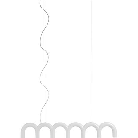 Oblure Arch valaisin 125,6 cm Valkoinen – kuva 4/5