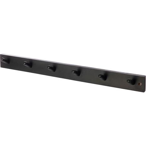 ERNST Hook Rail 6 Knobs, Black