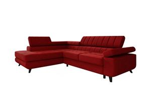 Kintore 3-sits Hörnbäddsoffa Red -