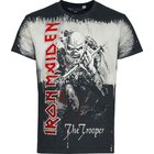 Iron Maiden - The Trooper - T-paita - Miehet - Musta valkoinen