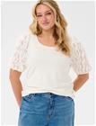 Kaffe Curve Kclinda Tshirt - White - XL