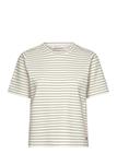BUSNEL Tessa Luxe T-Shirt Stripe - Cream - 44