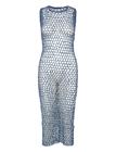 Desigual Pareo_Glimmer Day Blue - Blue - ONE SIZE