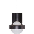 Tala Loop Single Ceiling Lamp With Sphere Iv Dark Grey - Riippuvalaisimet Eloksoitu Alumiini Tummanharmaa - LOOP-SPHR-IV-DG-PD-01-EU