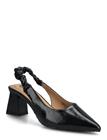 Bianco Biamaralyn Scrunchie Slingback Faux Leather - Black - 41