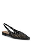 Bianco Biabari Slingback Weaved Faux Leather - Black - 41