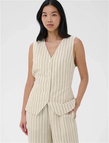 Part Two Bintapw Waistcoat - Cream - 46