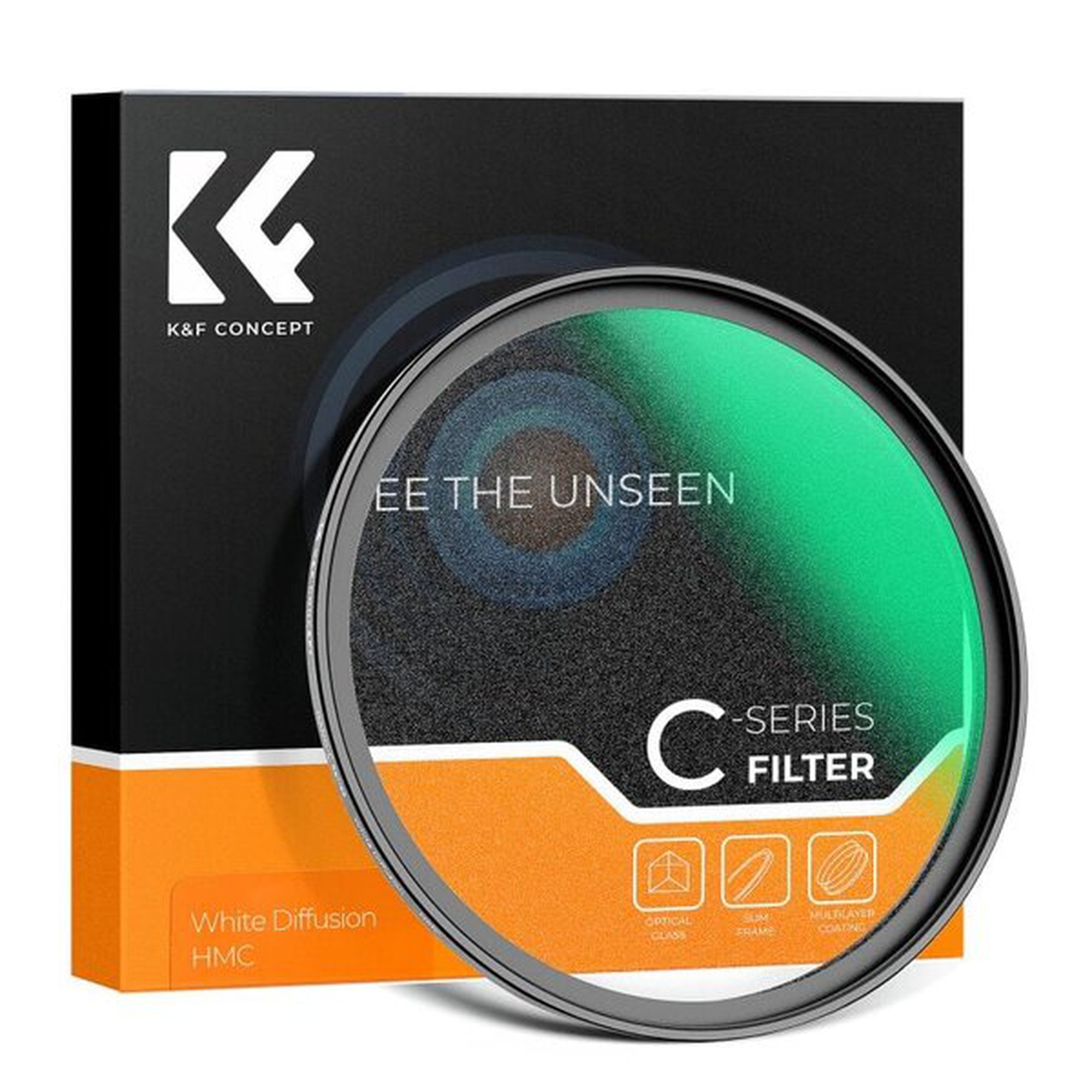 K&F Concept Nano-C HMC White Mist -diffuusiosuodatin - 67 mm