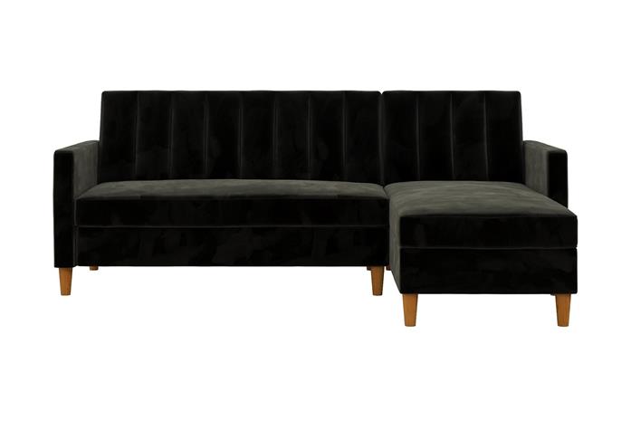 3:n ist Divaanivuodesohva Celine Sametti/Musta - Dorel Home