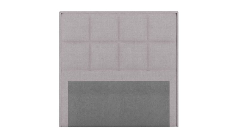 Sängynpääty Choice 160 cm Ruudullinen - Vaaleanharmaa