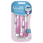 Gillette Venus Smooth Sensitive, 3 kpl