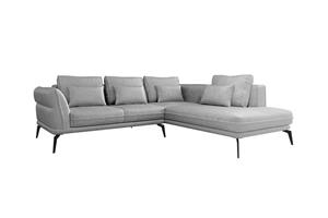 Graystone 4-sits Hörnbäddsoffa Light grey/Dark grey -