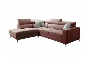 Galbally 3-sits Hörnbäddsoffa Pink -