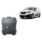 Pohjapanssari Opel Combo (2018), moottori, vaihdelaatikko, jäähdytin, etupuskuri, terästä