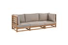 3-sitssoffa Beliani Trani Ljus trä/grått/beige, Ja Light wood\\Grey\\Beige -