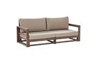 2-sitssoffa Beliani Timor Ljus trä/grått/beige, Ja Dark wood\\Grey\\Beige -