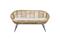 2-sitssoffa Beliani Maratea Natural\\Black\\Beige - – kuva 1