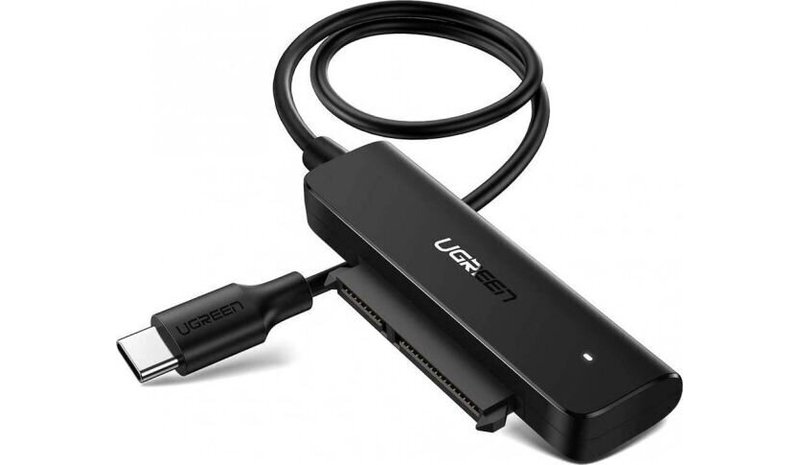 HDD SSD 2.5'' SATA III - USB-C Adapteri, musta – kuva 1/2