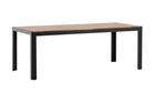 Ruokapöytä Bois 200 cm Musta/Ruskea - Venture Home