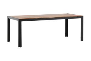 Ruokapöytä Bois 200 cm Musta/Ruskea - Venture Home