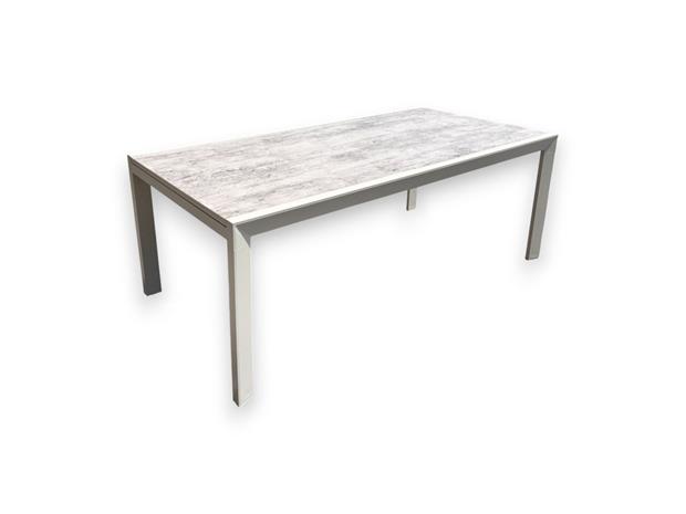 Palermo Puutarhapöytä 200×90 cm - Harmaa/Beige – kuva 1/1
