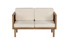 2-sitssoffa Beliani Baratti Light wood\\Beige -
